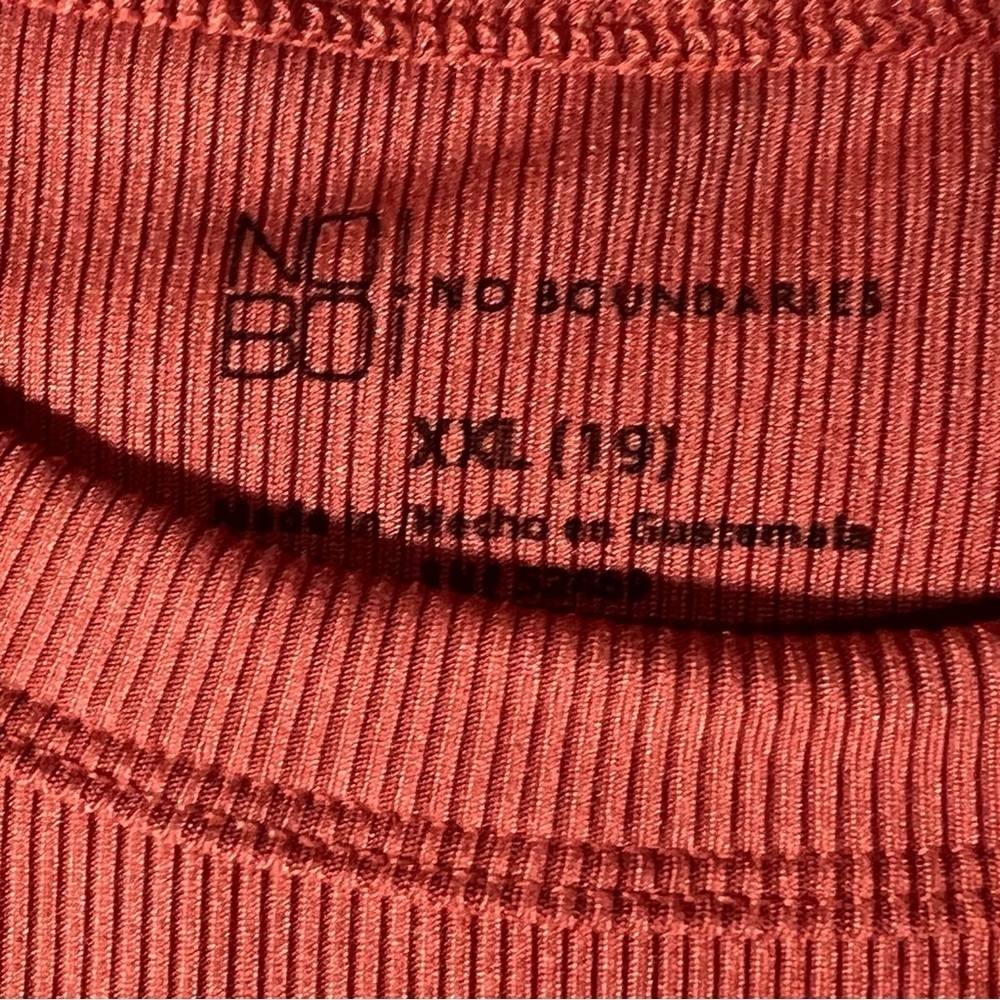 No Boundaries Junior’s Ribbed Tee and Flare Pant Outfit Size Large/XXL - Picture 4 of 14